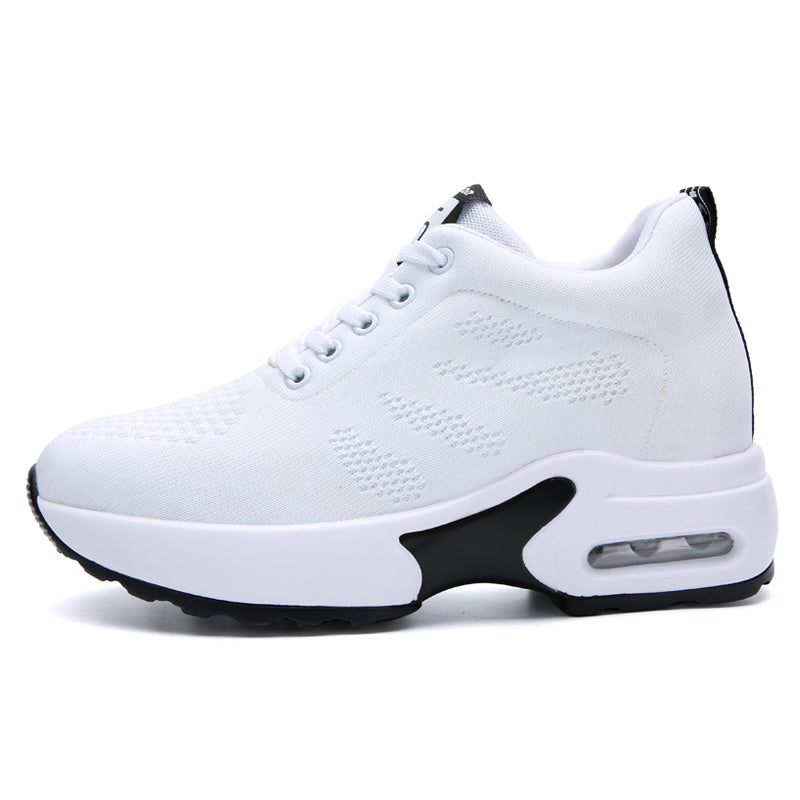 【スニーカー】 レディース 人気 ウォーキングシューズ ランニングシューズ ジョギングシューズ スポーツシューズ ランニングしゅーず 運動靴 ダイエット 30代 おしゃれ かわいい 蒸れない 40代 軽量 白 滑り止 外反母趾 ジム シューズ 厚底 定番 歩きやすい ファッション 滑り止 エアクッション 疲れない カップル かわいい インヒール