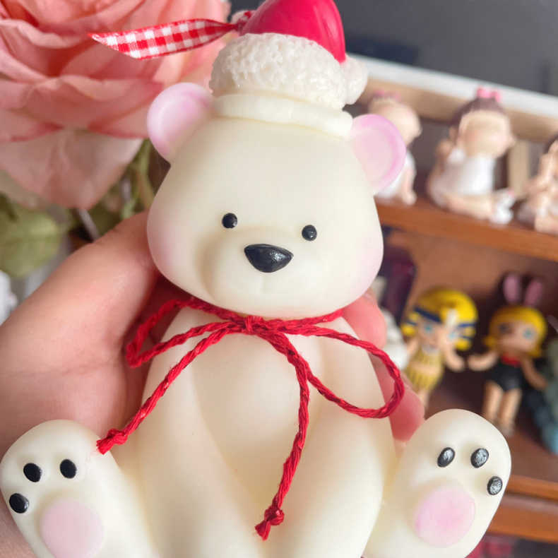 【熊ちゃん】 [天然由来の環境に優しいエコアロマをお部屋に] アロマキャンドル キャンドル ソイアロマキャンドル ソイキャンドル キャンドルランタン キャンドルライト 女性 ギフト プレゼント いい匂い リラックス 誕生日 お祝い 北欧 xx0009