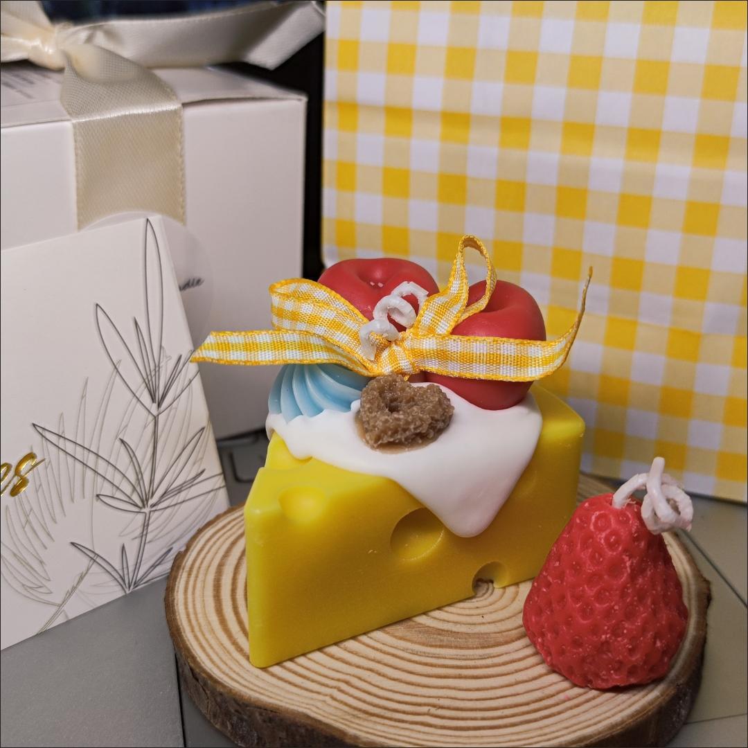 【チーズケーキ】 [天然由来の環境に優しいエコアロマをお部屋に] アロマキャンドル キャンドル ソイアロマキャンドル ソイキャンドル キャンドルランタン キャンドルライト 女性 ギフト プレゼント いい匂い リラックス 誕生日 お祝い 北欧 xx0006