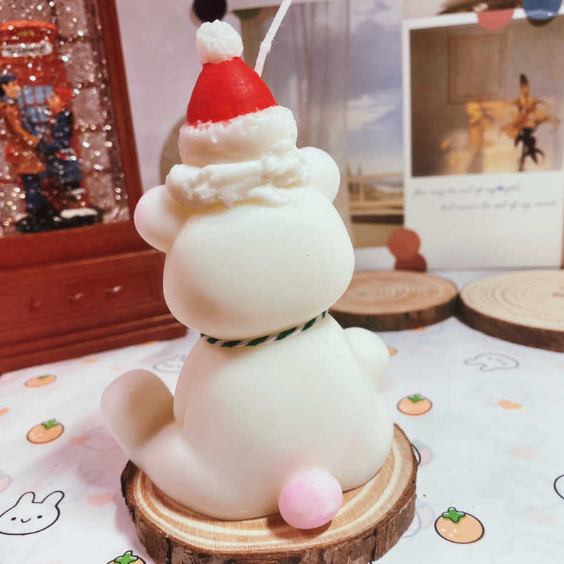 【熊ちゃん】 [天然由来の環境に優しいエコアロマをお部屋に] アロマキャンドル キャンドル ソイアロマキャンドル ソイキャンドル キャンドルランタン キャンドルライト 女性 ギフト プレゼント いい匂い リラックス 誕生日 お祝い 北欧 xx0009