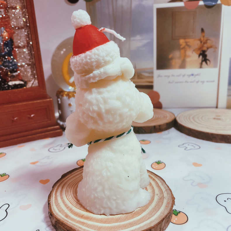 【比熊犬】 [天然由来の環境に優しいエコアロマをお部屋に] アロマキャンドル キャンドル ソイアロマキャンドル ソイキャンドル キャンドルランタン キャンドルライト 女性 ギフト プレゼント いい匂い リラックス 誕生日 お祝い 北欧 xx0018