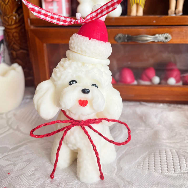 【比熊犬】 [天然由来の環境に優しいエコアロマをお部屋に] アロマキャンドル キャンドル ソイアロマキャンドル ソイキャンドル キャンドルランタン キャンドルライト 女性 ギフト プレゼント いい匂い リラックス 誕生日 お祝い 北欧 xx0018