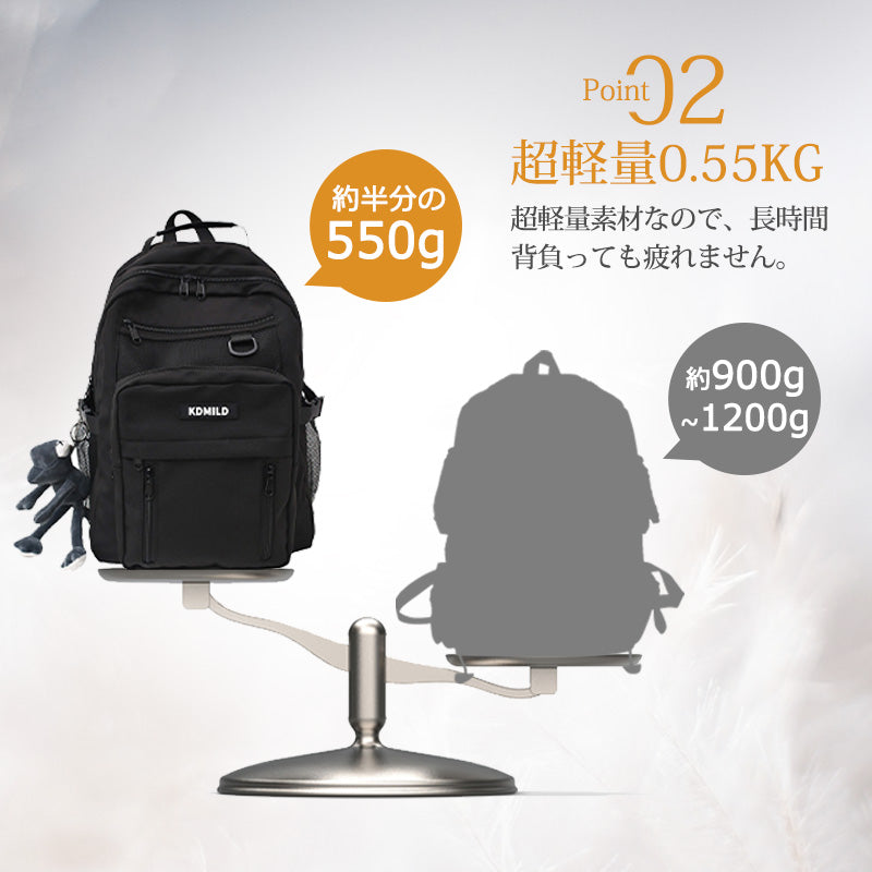 リュック 通学 女子 韓国 大容量 防水 レディース リュックサック 中学生 バックパック 黒 軽量 高校生 学生 多機能 ナイロン 撥水 a4 pc おしゃれ 大きめ かわいい 可愛い ジュニア 通勤 収納 パソコン 背面ポケット