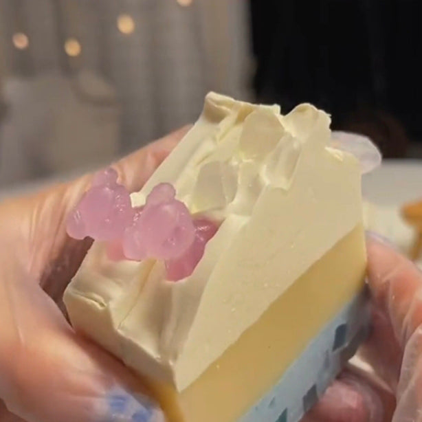 【熊ちゃんグミ石鹸】-企業のお土産-結婚のお土産-手作り石鹸-ギフトボックス別選択 dz0010