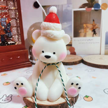 【熊ちゃん】 [天然由来の環境に優しいエコアロマをお部屋に] アロマキャンドル キャンドル ソイアロマキャンドル ソイキャンドル キャンドルランタン キャンドルライト 女性 ギフト プレゼント いい匂い リラックス 誕生日 お祝い 北欧 xx0009