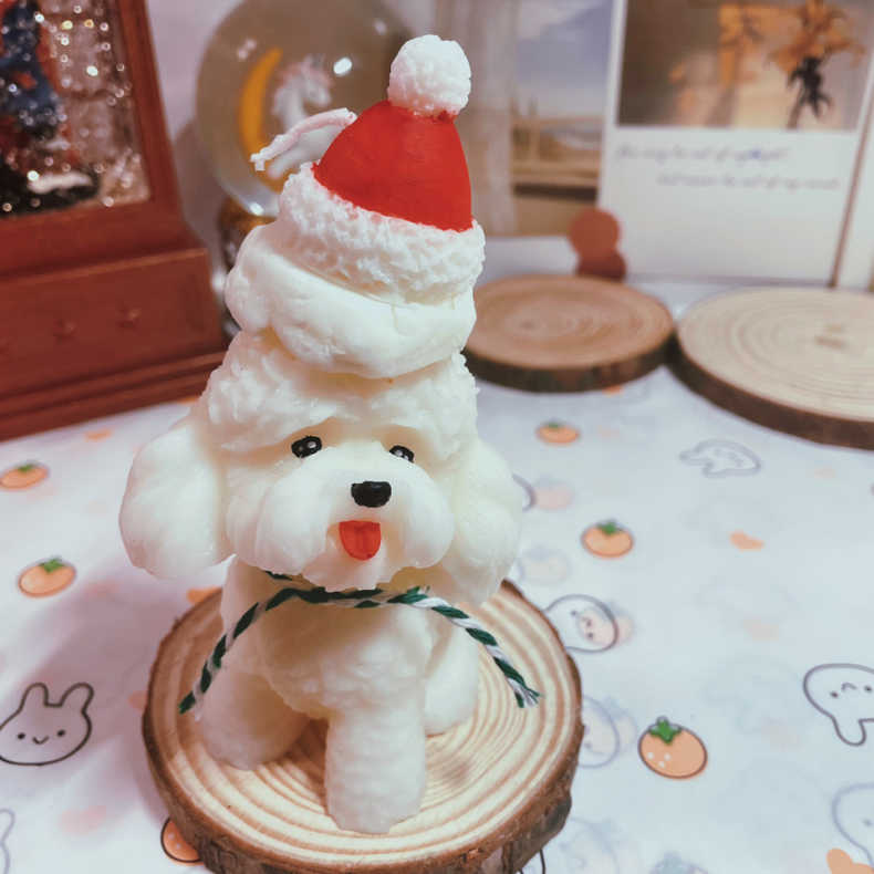 【比熊犬】 [天然由来の環境に優しいエコアロマをお部屋に] アロマキャンドル キャンドル ソイアロマキャンドル ソイキャンドル キャンドルランタン キャンドルライト 女性 ギフト プレゼント いい匂い リラックス 誕生日 お祝い 北欧 xx0018