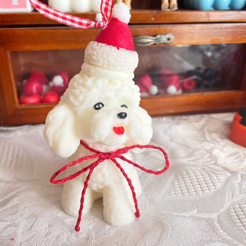 【比熊犬】 [天然由来の環境に優しいエコアロマをお部屋に] アロマキャンドル キャンドル ソイアロマキャンドル ソイキャンドル キャンドルランタン キャンドルライト 女性 ギフト プレゼント いい匂い リラックス 誕生日 お祝い 北欧 xx0018