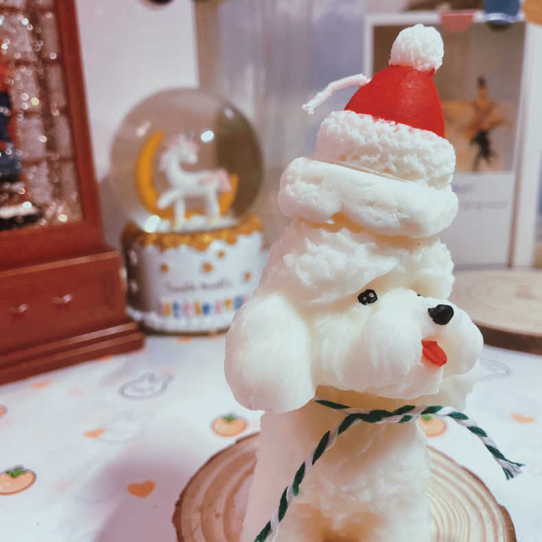 【比熊犬】 [天然由来の環境に優しいエコアロマをお部屋に] アロマキャンドル キャンドル ソイアロマキャンドル ソイキャンドル キャンドルランタン キャンドルライト 女性 ギフト プレゼント いい匂い リラックス 誕生日 お祝い 北欧 xx0018