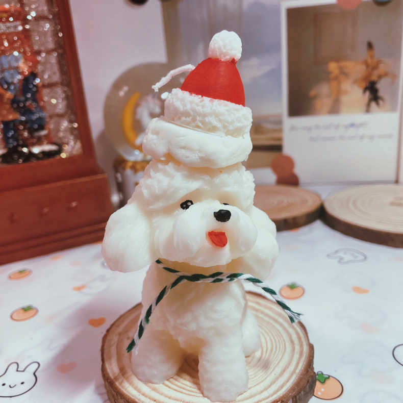 【比熊犬】 [天然由来の環境に優しいエコアロマをお部屋に] アロマキャンドル キャンドル ソイアロマキャンドル ソイキャンドル キャンドルランタン キャンドルライト 女性 ギフト プレゼント いい匂い リラックス 誕生日 お祝い 北欧 xx0018