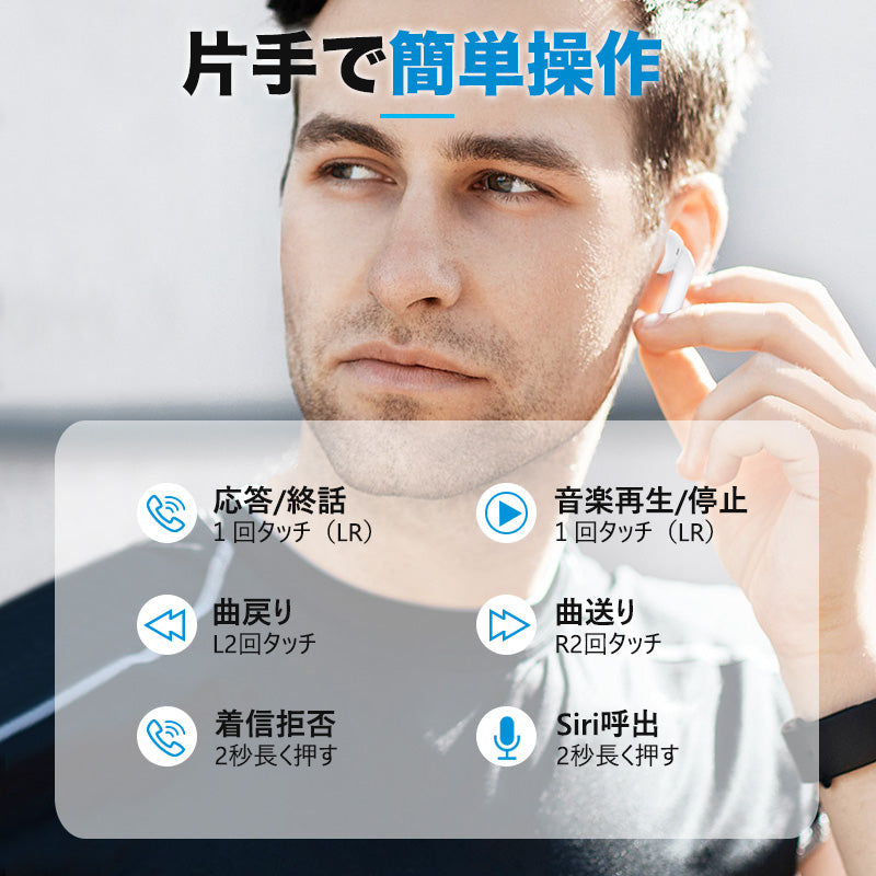 【ワイヤレスイヤホン】 bluetooth イヤホン ブルートゥース イヤホン 片耳 iphone sony ヘッドセット 左右分離型 通話可能 長時間 aptX対応 HiFi高音質 スマホ 耳が痛くない 音量調節 在宅勤務用 日本語音声 通勤 通学 両耳 瞬間接続 8時間連続再生 自動ペアリング おすすめ 落下防止 重低音 無線 会議 おしゃれ ランキング スポーツ 低遅延 完全 bluetoothイヤホン ヘッドホン 左右分離型 コスパ 軽量 技適認証済 両耳